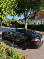 Tesla Model S 2018 i sort — bagfra